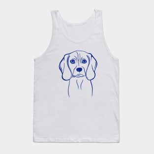 Beagle (Pink and Blue) Tank Top